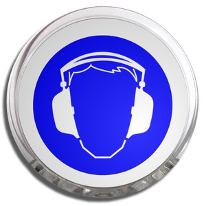 Ear Protection - Fridge Magnet Memo Clip