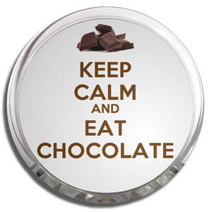 Keep Calm and Eat Chocolate - Fridge Magnet Memo Clip Keep Calm and Eat Chocolate - Fridge Magnet Memo Clip