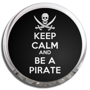 Keep Calm and Be A Pirate - Fridge Magnet Memo Clip Keep Calm and Be A Pirate - Fridge Magnet Memo Clip