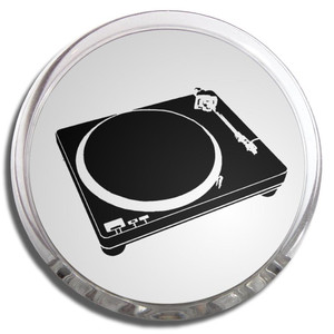 DJ Decks - Fridge Magnet Memo Clip