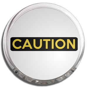 Caution - Fridge Magnet Memo Clip Caution - Fridge Magnet Memo Clip