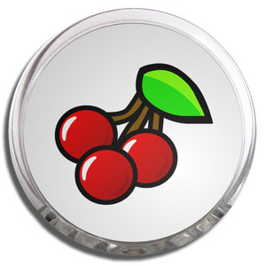 Fruit Machine Cherries - Fridge Magnet Memo Clip