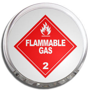 Flammable Gas - Fridge Magnet Memo Clip Flammable Gas - Fridge Magnet Memo Clip