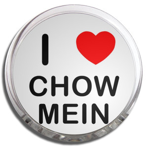 I love Chow Mein - Fridge Magnet Memo Clip I love Chow Mein - Fridge Magnet Memo Clip