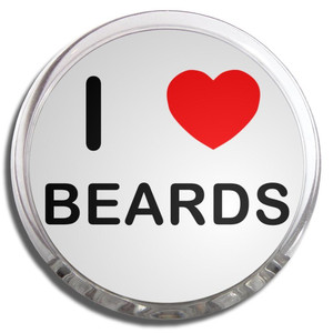 I Love Beards - Fridge Magnet Memo Clip I Love Beards - Fridge Magnet Memo Clip