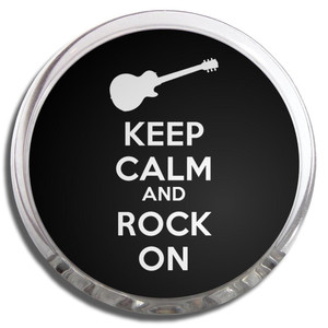 Keep Calm and Rock On - Fridge Magnet Memo Clip Keep Calm and Rock On - Fridge Magnet Memo Clip
