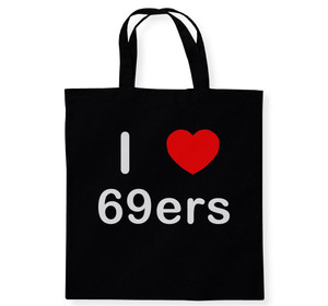 I Love 69ers - Cotton Tote Bag I Love 69ers - Cotton Tote Bag