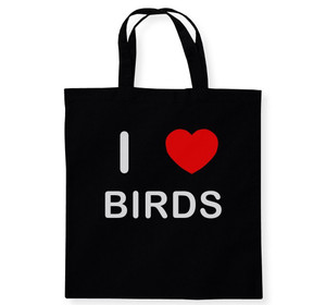 I Love Birds - Cotton Tote Bag I Love Birds - Cotton Tote Bag