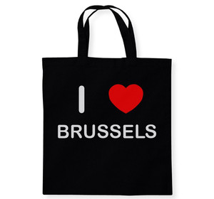 I Love Brussels - Cotton Tote Bag I Love Brussels - Cotton Tote Bag