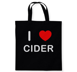 I Love Cider - Cotton Tote Bag I Love Cider - Cotton Tote Bag