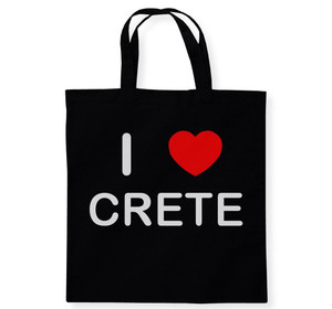I Love Crete - Cotton Tote Bag I Love Crete - Cotton Tote Bag
