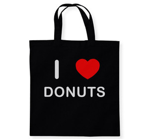 I Love Donuts - Cotton Tote Bag