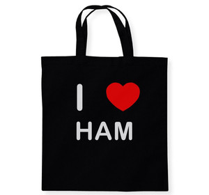 I Love Ham - Cotton Tote Bag I Love Ham - Cotton Tote Bag