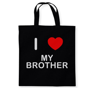 I Love My Brother - Cotton Tote Bag I Love My Brother - Cotton Tote Bag
