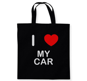 I Love My Car - Cotton Tote Bag