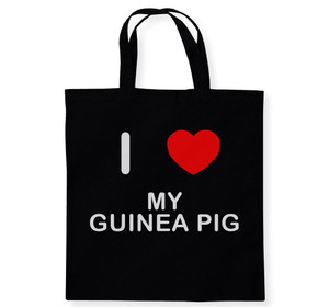I Love My Guinea Pig - Cotton Tote Bag I Love My Guinea Pig - Cotton Tote Bag