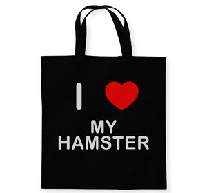 I Love My Hamster - Cotton Tote Bag