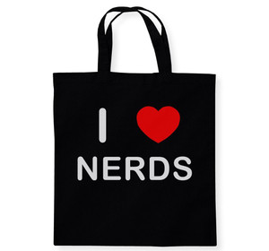 I Love Nerds - Cotton Tote Bag I Love Nerds - Cotton Tote Bag