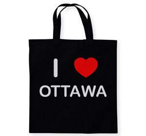 I Love Ottawa - Cotton Tote Bag I Love Ottawa - Cotton Tote Bag