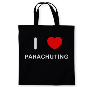 I Love Parachuting - Cotton Tote Bag