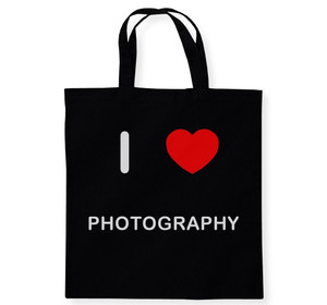 I Love Photography - Cotton Tote Bag