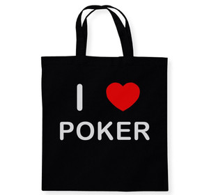 I Love Poker - Cotton Tote Bag