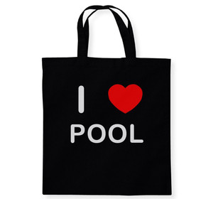 I Love Pool - Cotton Tote Bag