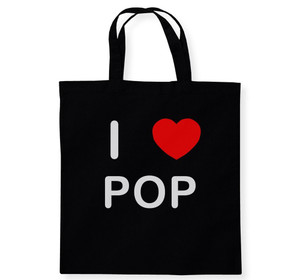 I Love Pop - Cotton Tote Bag