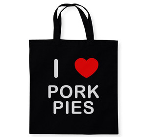 I Love Pork Pies - Cotton Tote Bag I Love Pork Pies - Cotton Tote Bag