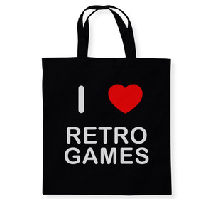 I Love Retro Games - Cotton Tote Bag