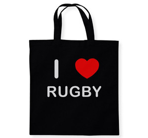 I Love Rugby - Cotton Tote Bag I Love Rugby - Cotton Tote Bag