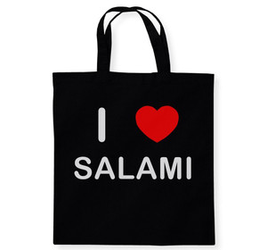 I Love Salami - Cotton Tote Bag I Love Salami - Cotton Tote Bag