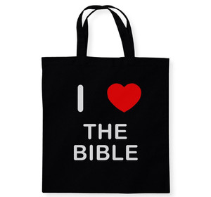 I Love The Bible - Cotton Tote Bag I Love The Bible - Cotton Tote Bag
