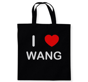 I Love Wang - Cotton Tote Bag