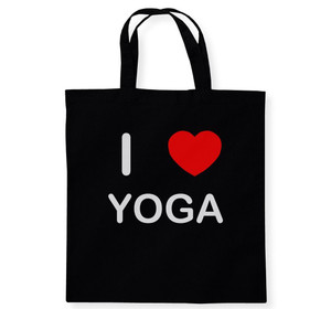 I Love Yoga - Cotton Tote Bag