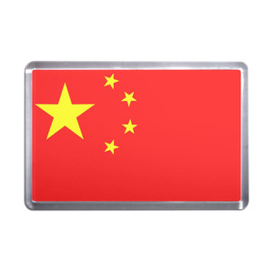 China Flag - Plastic Fridge Magnet