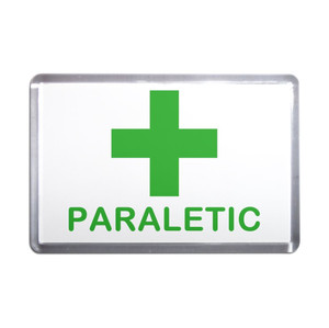 Paraletic - Plastic Fridge Magnet