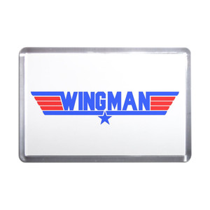 Wingman - Plastic Fridge Magnet Wingman - Plastic Fridge Magnet