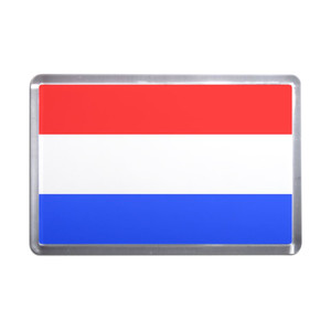 Holland Flag - Plastic Fridge Magnet