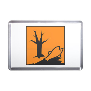 Enviromental Hazard - Plastic Fridge Magnet Enviromental Hazard - Plastic Fridge Magnet