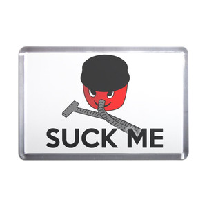 Suck Me - Plastic Fridge Magnet Suck Me - Plastic Fridge Magnet