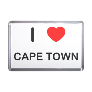 I Love Cape Town - Plastic Fridge Magnet I Love Cape Town - Plastic Fridge Magnet