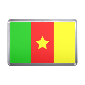 Cameroon Flag - Plastic Fridge Magnet Cameroon Flag - Plastic Fridge Magnet