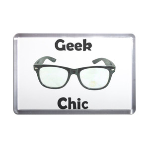 Geek Chic - Plastic Fridge Magnet