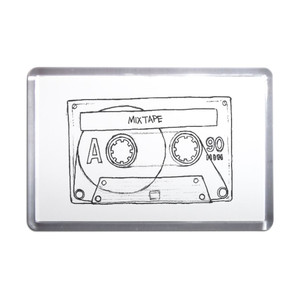 Cassette Tape - Plastic Fridge Magnet