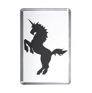 Unicorn Silhouette - Plastic Fridge Magnet Unicorn Silhouette - Plastic Fridge Magnet