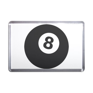 8 Ball - Plastic Fridge Magnet