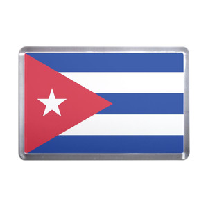 Cuba Flag - Plastic Fridge Magnet Cuba Flag - Plastic Fridge Magnet
