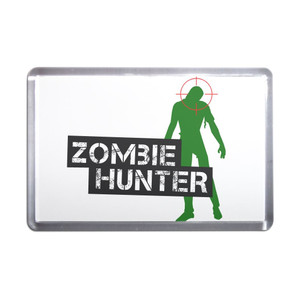 Zombie Hunter - Plastic Fridge Magnet Zombie Hunter - Plastic Fridge Magnet