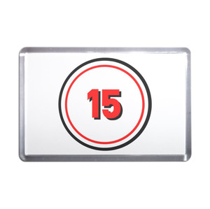 15 Certificate - Plastic Fridge Magnet 15 Certificate - Plastic Fridge Magnet